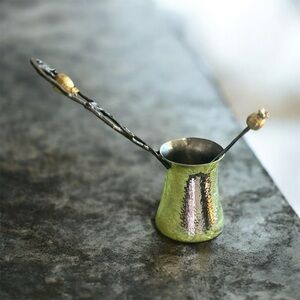 Michael l Aram Elegant Hammered Metal Coffee Pot.